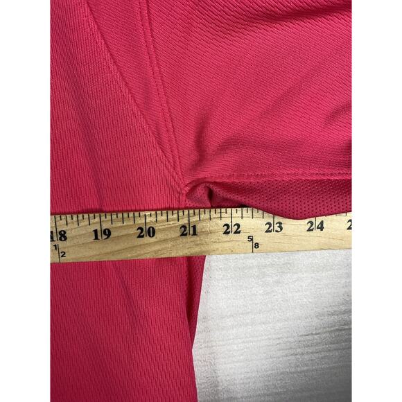 Nike Golf Shirt Mens XL Pink Short Sleeve Dri Fit Vented Stretch Polo Collared - Picture 7 of 9